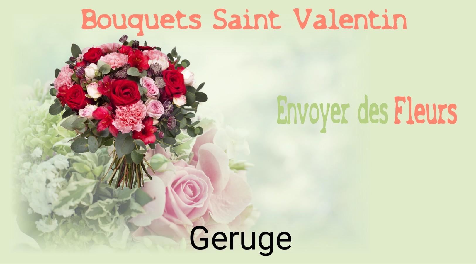 Roses de Saint-Valentin livrées à Geruge